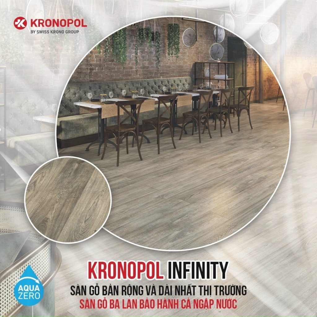 Sàn gỗ kronopol Infinity 10mm