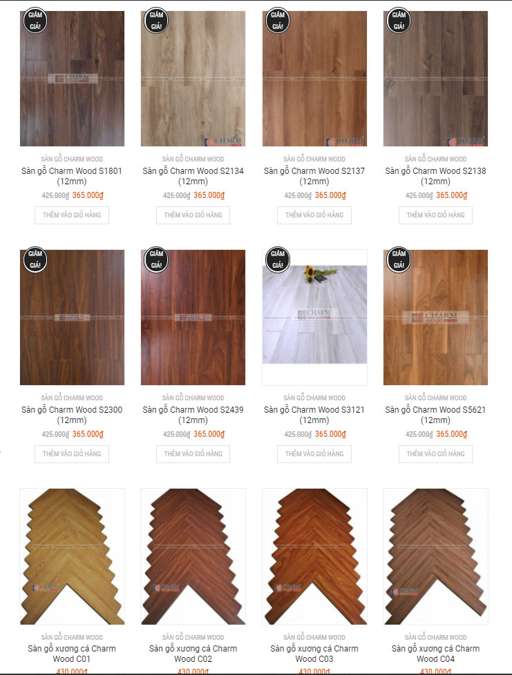 Sàn gỗ charm wood
