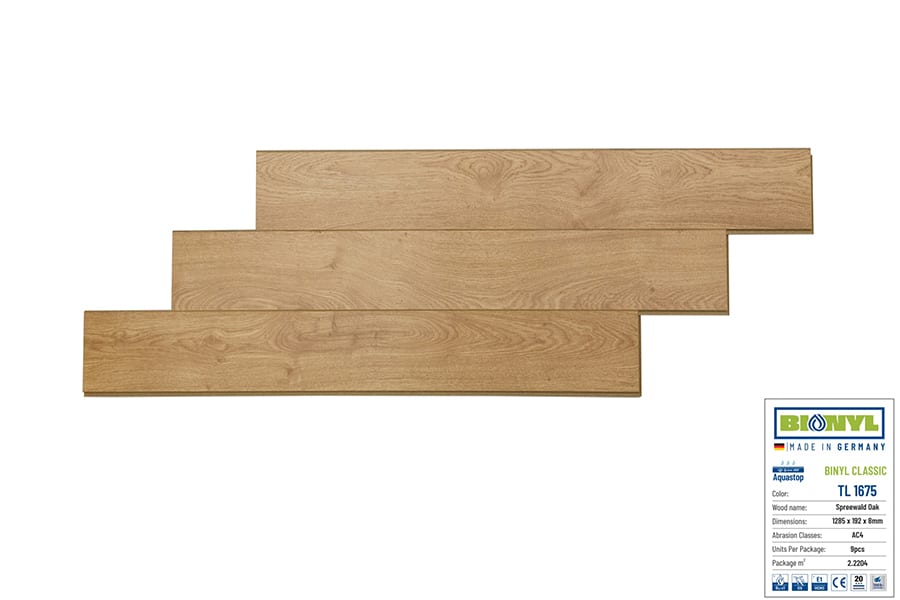 Sàn gỗ Binyl TL1675 8mm