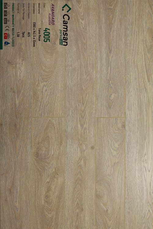 Sàn gỗ camsan 12mm 4005