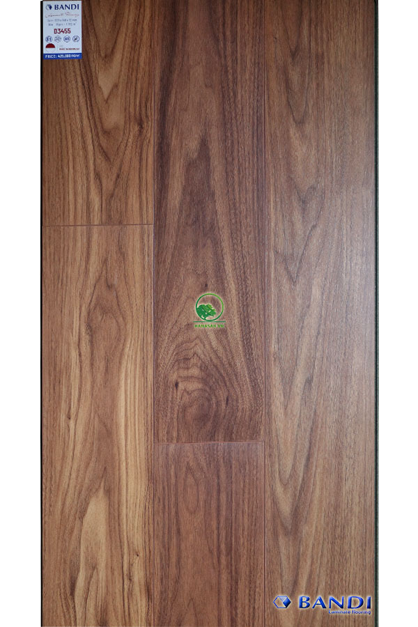 Sàn gỗ BANDI D3455 - Gỗ cốt xanh nhập khẩu Indoneisa - Siêu chịu nước