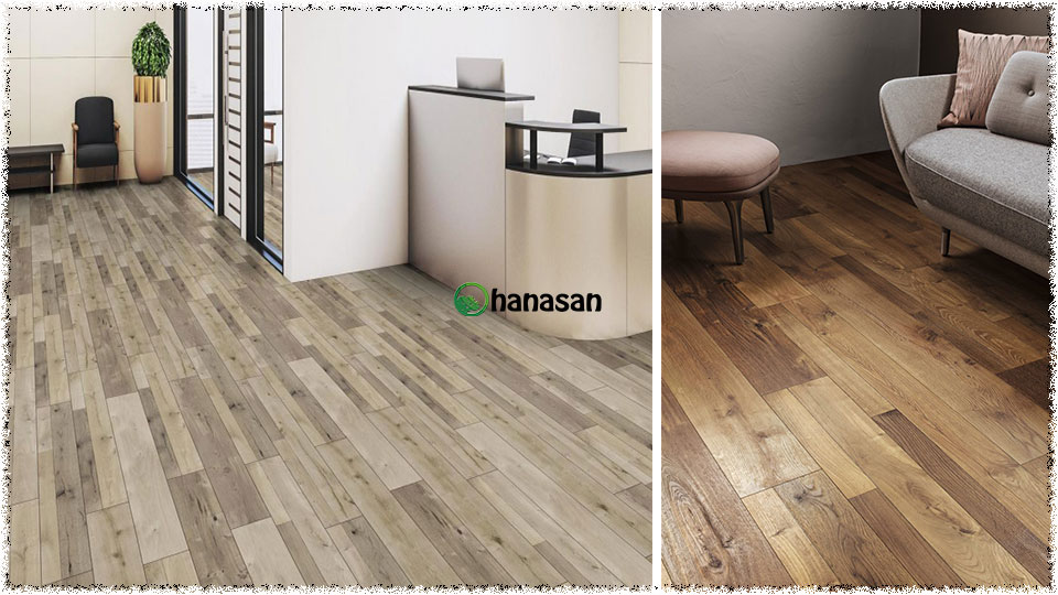 Kiểu lắp đặt sàn gỗ kết hợp thanh to thanh nhỏ