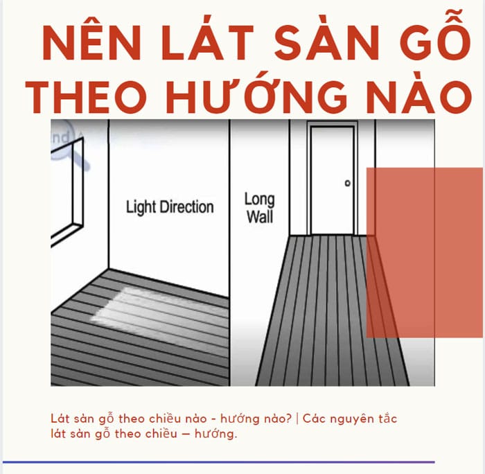 lát sàn gỗ theo chiều nào