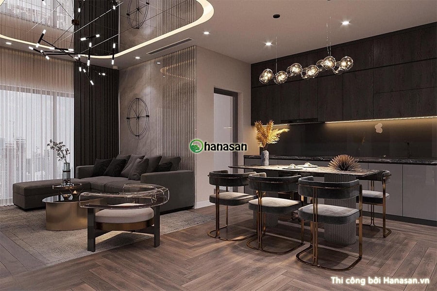 Mẫu sàn gỗ phòng khách 03