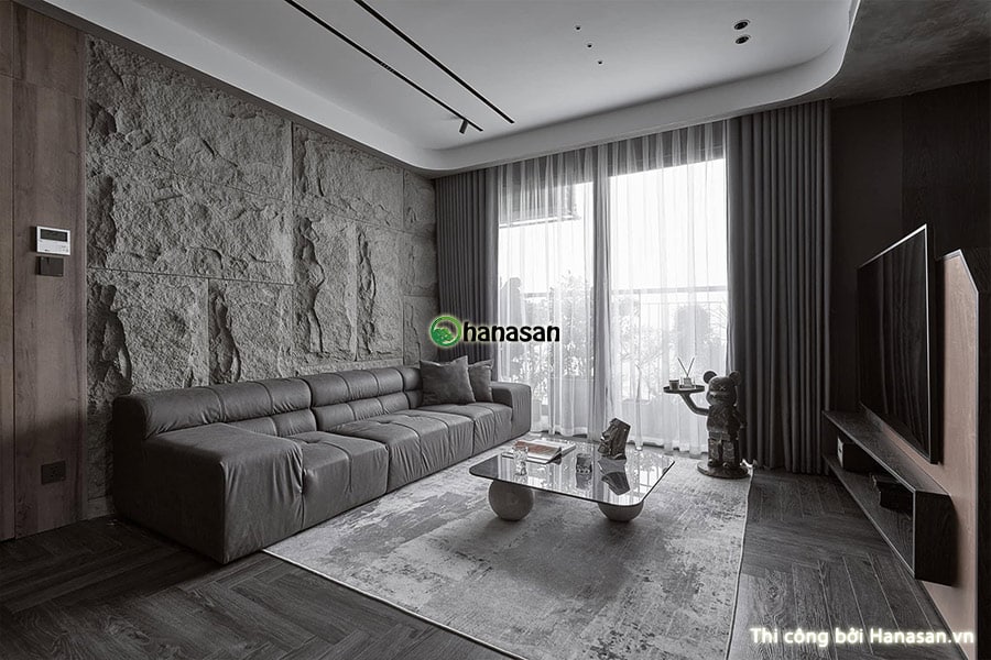 Mẫu sàn gỗ phòng khách 06