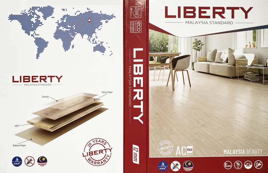 sàn gỗ liberty 12mm
