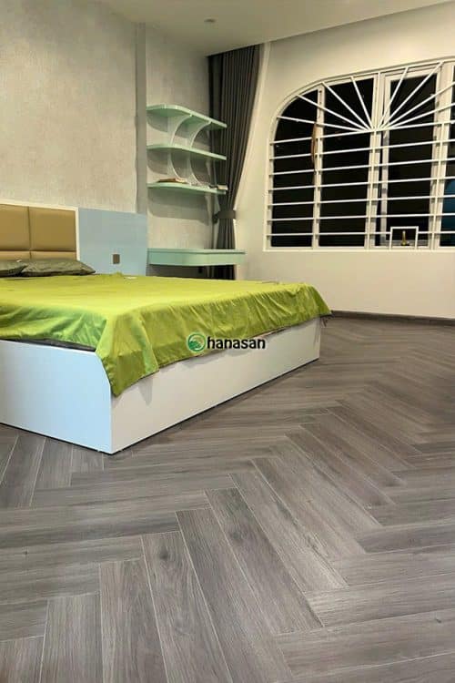 sàn gỗ xương cá charm black d3411