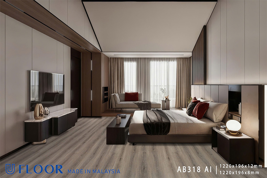 sàn gỗ ufloor ab318 12mm