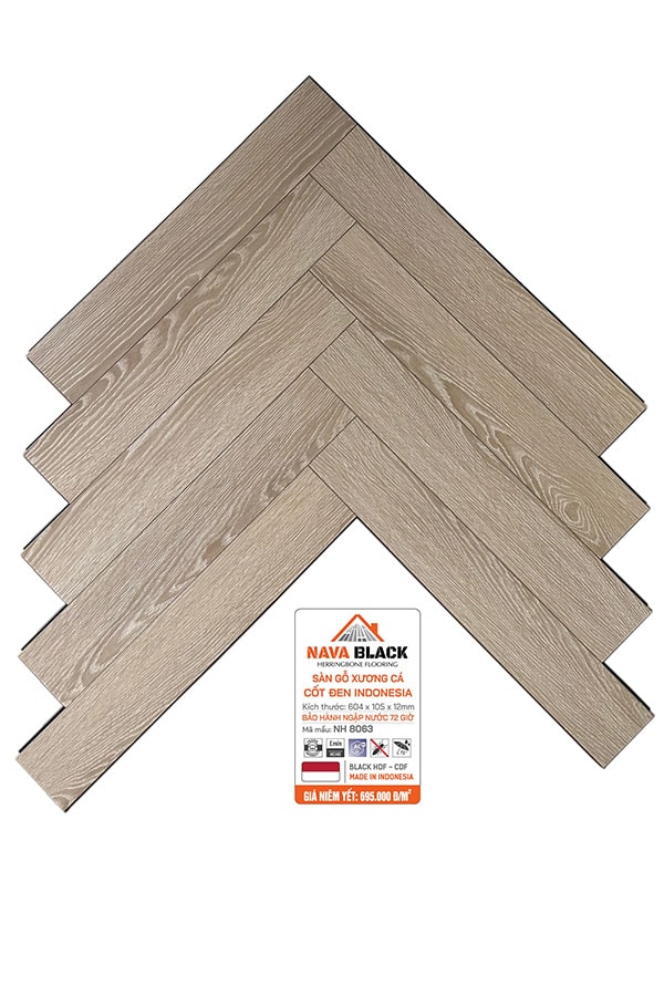 sàn gỗ xương cá navablack nh 8063