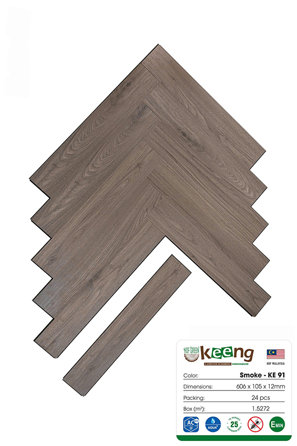 sàn gỗ xương cá keeng KE91