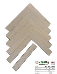 sàn gỗ xương cá keeng KE93